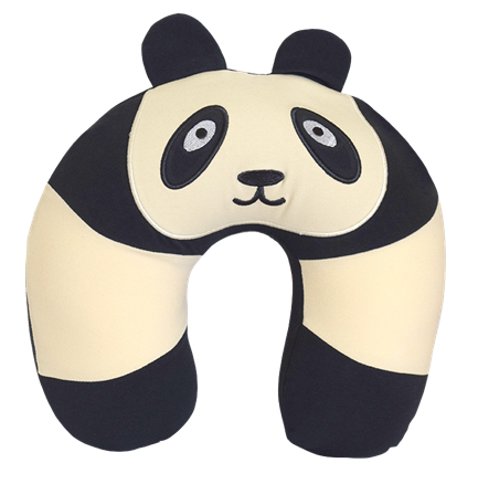 Yogibo Japan  旅のパートナーにピッタリな「Yogibo Neck Pillow Panda(シェルビー) 」