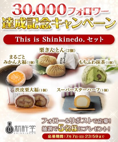 新杵堂￨岐阜のお菓子屋さん 人気商品5種の超豪華「This is Shinkinedo 」セット