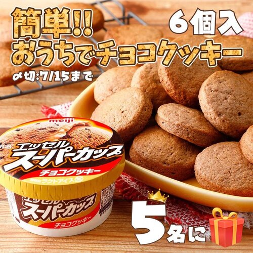 CP中UTUTU生活応援 明治エッセルスーパーカップ チョコクッキー6個入り